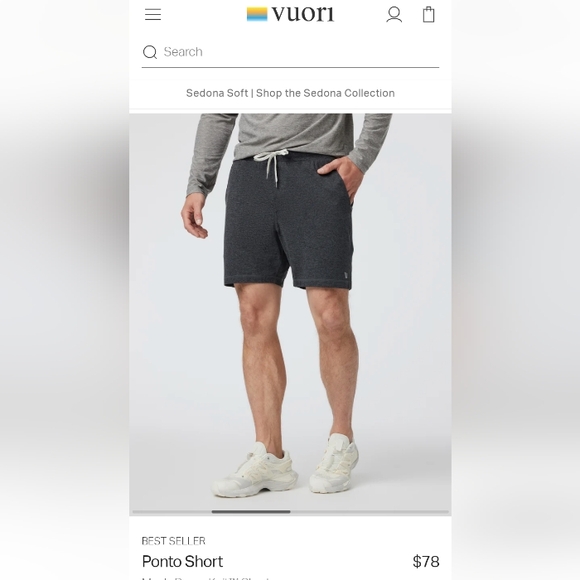 Vuori Other - Vuori Mens Ponto Short